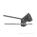 Skid steer loader attachment bale spear